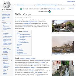 Mulino ad acqua(wikipedia)