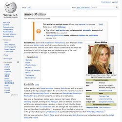 Aimee Mullins