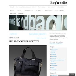 MULTI-POCKET URBAN TOTE