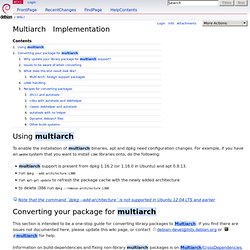 Multiarch/Implementation