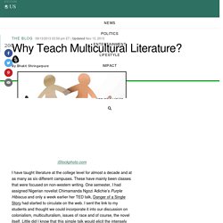 Why Teach Multicultural Literature?