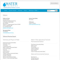 WATER - Online Multidisciplinary Research Journal