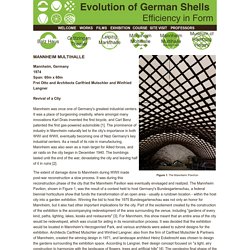 Mannheim Multihalle– Strained Grid - Evolution of German Shells: Efficiency in Form