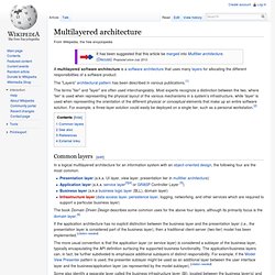 Common layers in an information system logical architecture