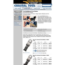MultiMaster E-Cut Blades, Ecut Blades