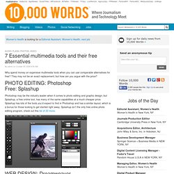 7 Essential multimedia tools and their free alternatives