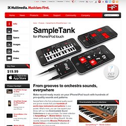 SampleTank for iPhone/iPod touch