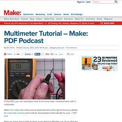 Online : Multimeter Tutorial - Make: PDF Podcast