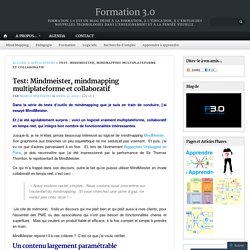 Test: Mindmeister, mindmapping multiplateforme et collaboratif