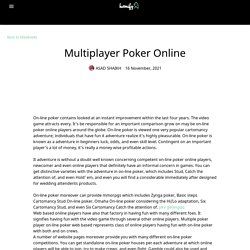 Multiplayer Poker Online