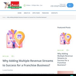 Why Adding Multiple Revenue Streams to Success for a Franchise Business?