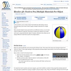 Blender 3D: Noob to Pro/Multiple Materials Per Object - Wikibooks, open books...