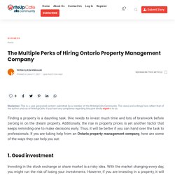 Hiring the Services of Ontario Property Management Company
