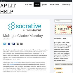 Multiple Choice Monday: Using Socrative in the Classroom