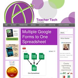 Multiple Google Forms to One Spreadsheet