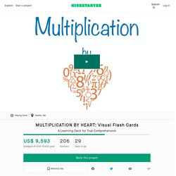MULTIPLICATION BY HEART: Visual Flash Cards by Math For Love
