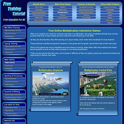 Multiplication Games - Free Online Interactive Multiplication Games For Kids 3rd Grade Math | Free-training-tutorial.com