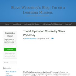 The Multiplication Course by Steve Wyborney - Steve Wyborney's Blog: I'm on a Learning Mission.