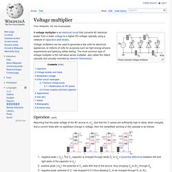 Voltage multiplier