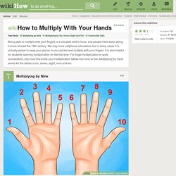 How to Multiply With Your Hands: 11 Steps