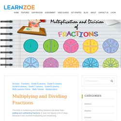 Multiplying and Dividing Fractions