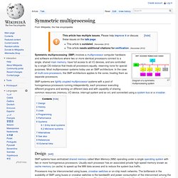 Symmetric multiprocessing