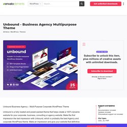 Unbound - Business Agency Multipurpose Theme by radiantthemes on Envato Elements