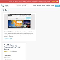 Point - Free Multipurpose Responsive WordPress Theme