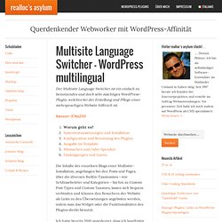 Multisite Language Switcher - WordPress multilingual - realloc's asylum