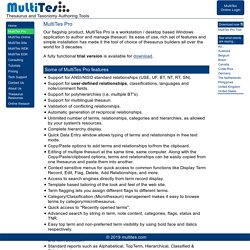 multites.com - Our Products - MultiTes PRO