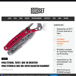 Multitool Test: Die 9 besten Multitools die Du kennen solltest