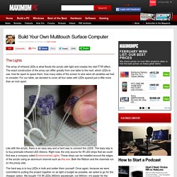 Build Your Own Multitouch Surface Computer - Page 2