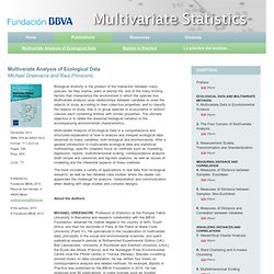 Multivariate Statistics