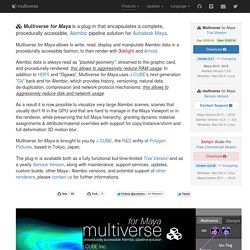 Multiverse for Autodesk Maya