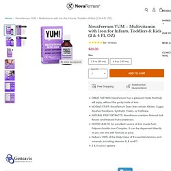 Multivitamin with Iron Pediatric Drops for Newborn Kids