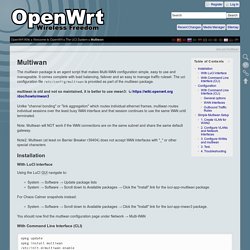 Multiwan [OpenWrt Wiki]