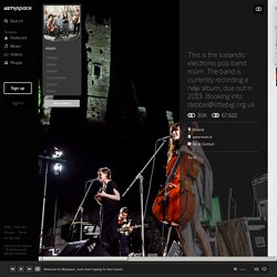 múm sur MySpace Music - Ecoute gratuite de MP3, Photos et clips