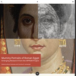 Mummy Portraits of Roman Egypt