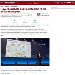 How Munich Re built a data lake fit for all its employees