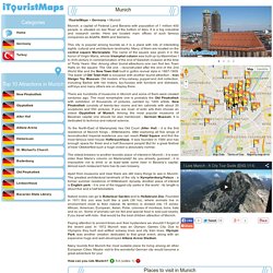 Munich, Germany. Things to do in Munich // Tourist Maps