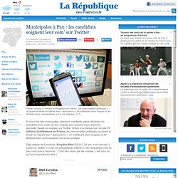 Municipales à Pau : les candidats soignent leur com’ sur Twitter