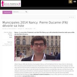 Pierre Ducarne (FN) dévoile sa liste