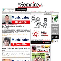Municipales 2014 en Lorraine