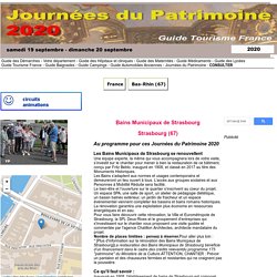 Bains Municipaux de Strasbourg - Strasbourg - Journées du Patrimoine 2020