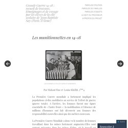 Grande Guerre 14-18 : recueil de travaux, témoignages et de voyage par les élèves de la cité scolaire de Jean Baptiste Say (Paris XVIeme)