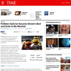 Gay Muppet Marriage? Petition Calls for Bert, Ernie Union