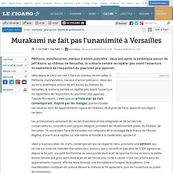 Culture : Murakami ne fait pas l'unanimité à Versailles