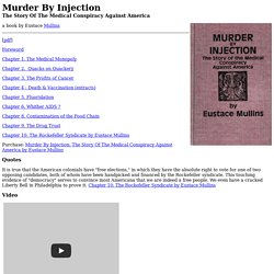 Murder By Injection