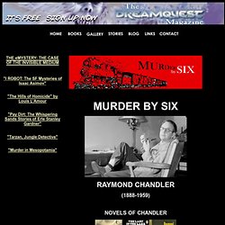 Murder By Six: Dashiell Hammett Guide