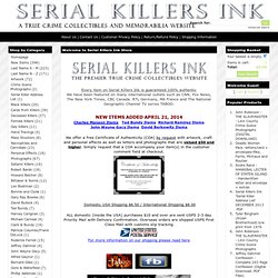 Serial Killers Ink - Murderabilia and True Crime Memorabilia